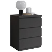 SZAFKA NOCNA OLLI B: 45 CM GRAPHIT - kolor grafitowy, Basics (45/61,4/38cm) - MID.YOU