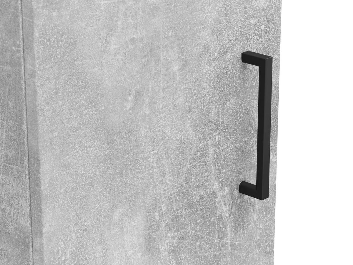 Schrank Multistauraum Grau - Schwarz/Grau, Modern, Holzwerkstoff/Kunststoff (30/115/40cm)