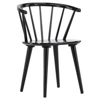 STUHL-SET BOBBY - Schwarz, Design, Holz (55/75/53cm) - Livetastic