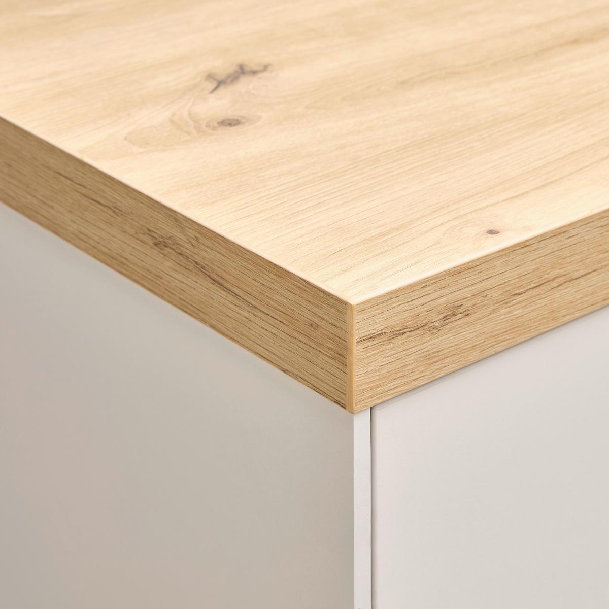 Vitrine Jake Eiche Artisan/Kaschmir - Kaschmir/Eiche Artisan, MODERN, Glas/Holzwerkstoff (45,7/187/38cm) - Mömax