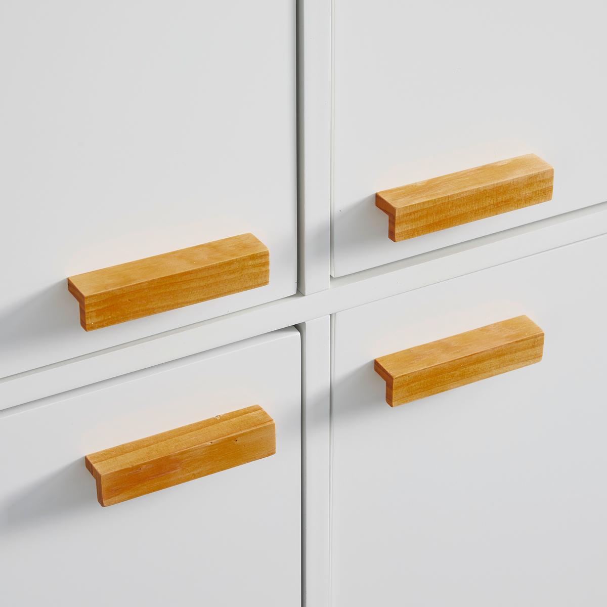 KOMODA MILAN - biały, Modern, drewno (120/132/52,5cm) - Bessagi Home