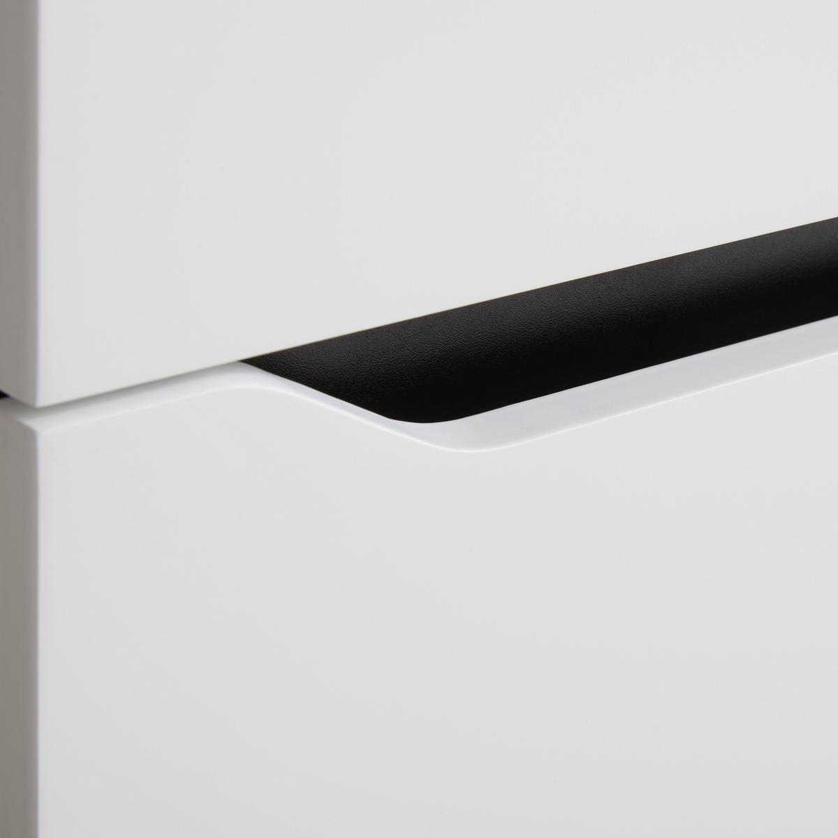 meuble bas in Schwarz/Weiß - noir/blanc, Modern, matériau de bois (40/100/30cm) - Mömax