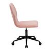 SNURRSTOL LUIGI -EXKLUSIV- - pink/svart, Modern, metall/textil (49/84-94/54cm) - Mömax