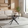 SOFFBORD MARBELLA - svart, Modern, metall/keramik (70/70/44cm) - Mömax