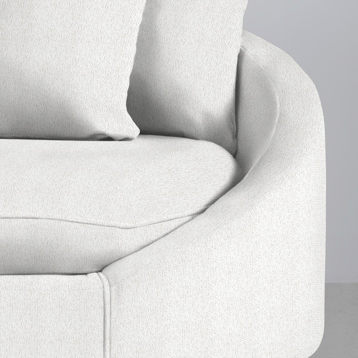 Ecksofa Axel Creme - Creme/Schwarz, MODERN, Textil/Metall (250/87/291cm) - Mömax