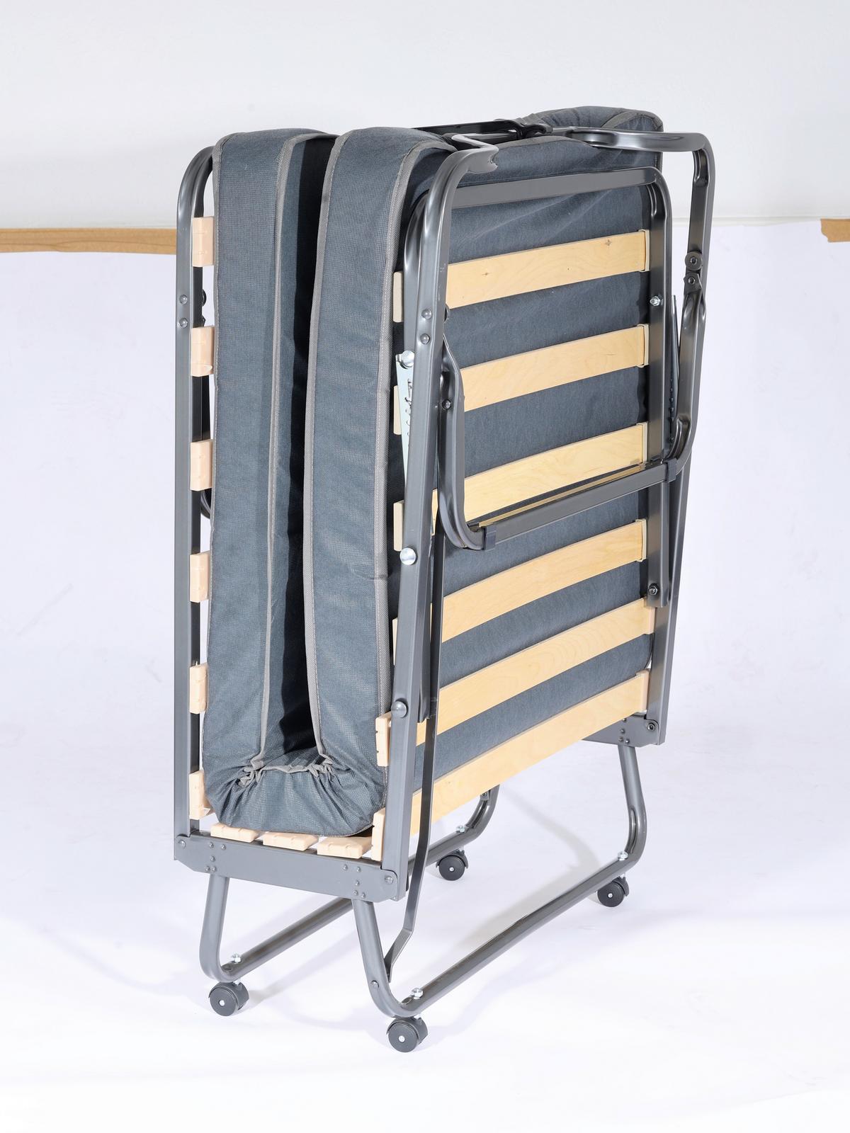 Klappbett Best Anthrazit ca. 80x195cm - Anthrazit, Konventionell, Metall (80/195cm) - Mömax