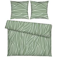 Bettwäsche Juliane XXL Grün ca. 200x200cm - Grün, KONVENTIONELL, Textil (200/200cm) - Mömax