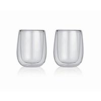 KOMPLET SZKŁA STOŁOWEGO 05872 - przezroczysty, Basics, szkło (9,5/8,5/11,1cm)