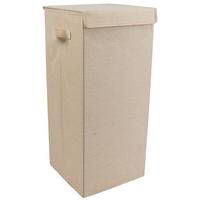 Wäschekorb Dreso L ca. 30x70x30 cm Creme - Creme, MODERN, Textil (30/70/30cm) - MID.YOU