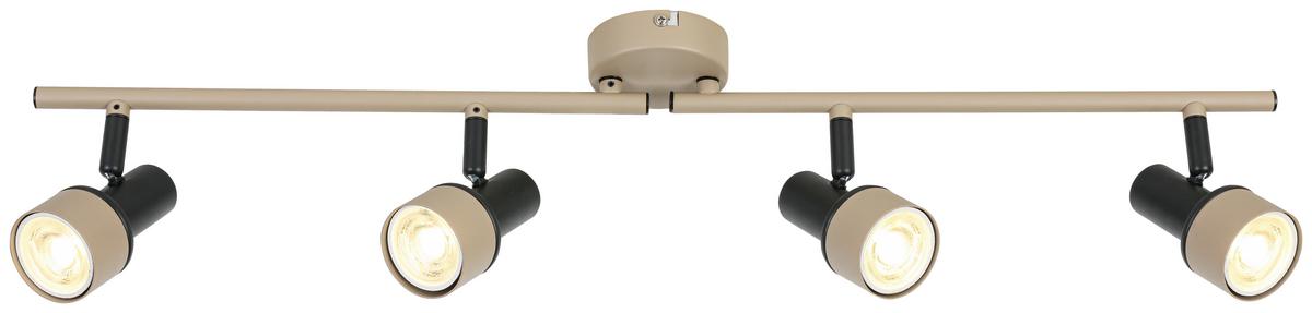 Reflektor Simba - črna/peščene barve, Romantika, kovina/umetna masa (70/9,7/13cm) - Mömax