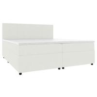 Boxbett Odin Creme ca. 180x200cm - Creme/Schwarz, KONVENTIONELL, Kunststoff/Textil (180/200cm) - Based