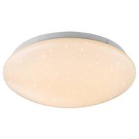 LED-Deckenleuchte Dalia max. 11 Watt - Weiss, Konventionell, Kunststoff/Metall (26/8cm) - Based