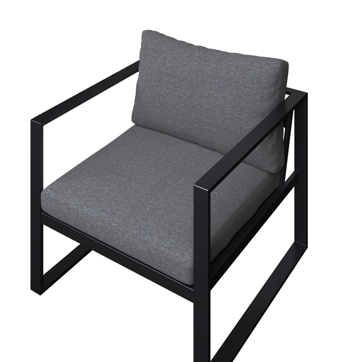 Set grădină Aurelia - antracit, Modern, sticlă/metal - Mömax