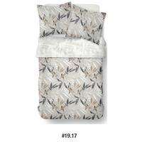 Ágyneműhuzat-garnitúra 3 Részes Beige Leaves - világosbarna, textil (140/200cm)