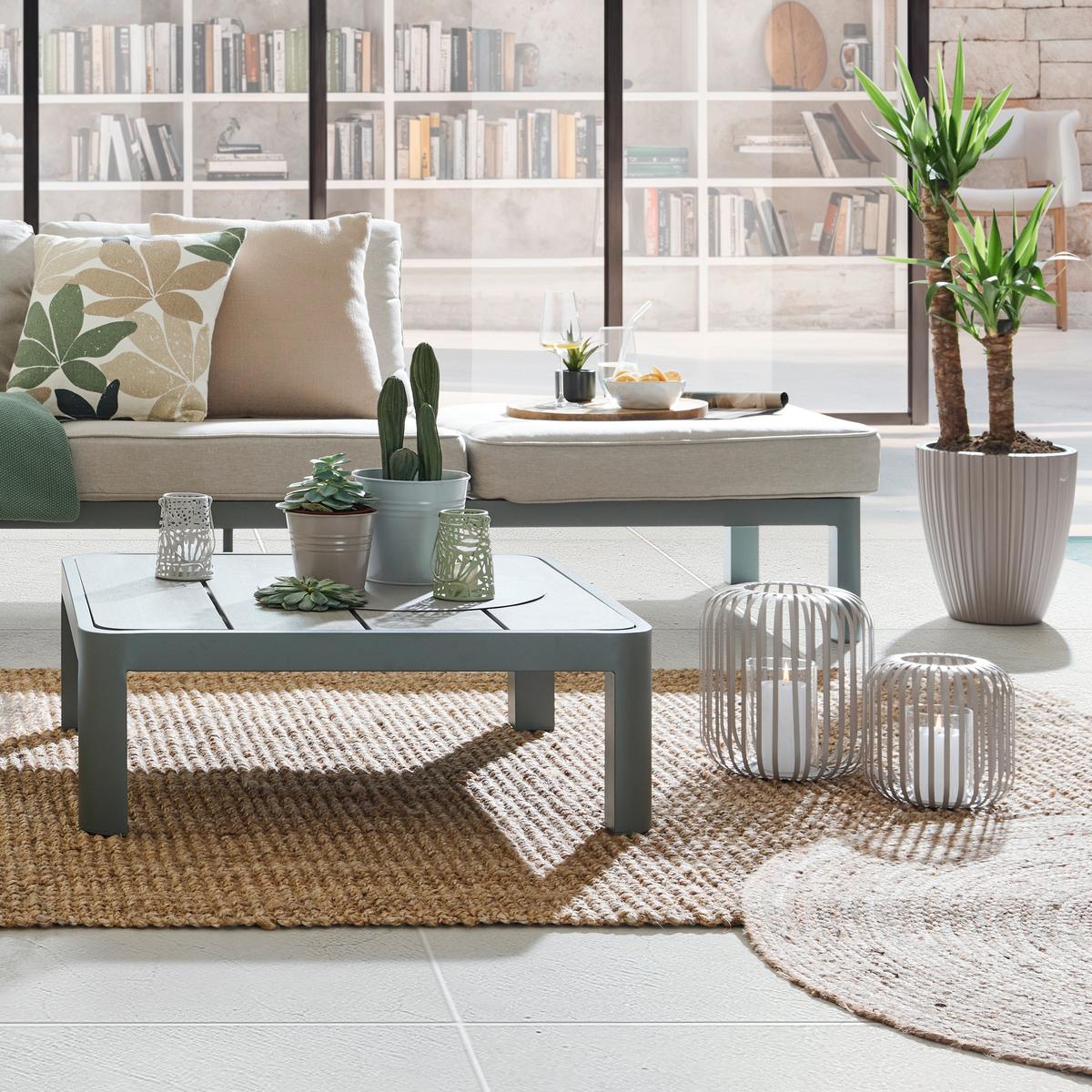 Lámpás Jola - bézs, Modern, Üveg/fém (23,5/26cm) - Mömax