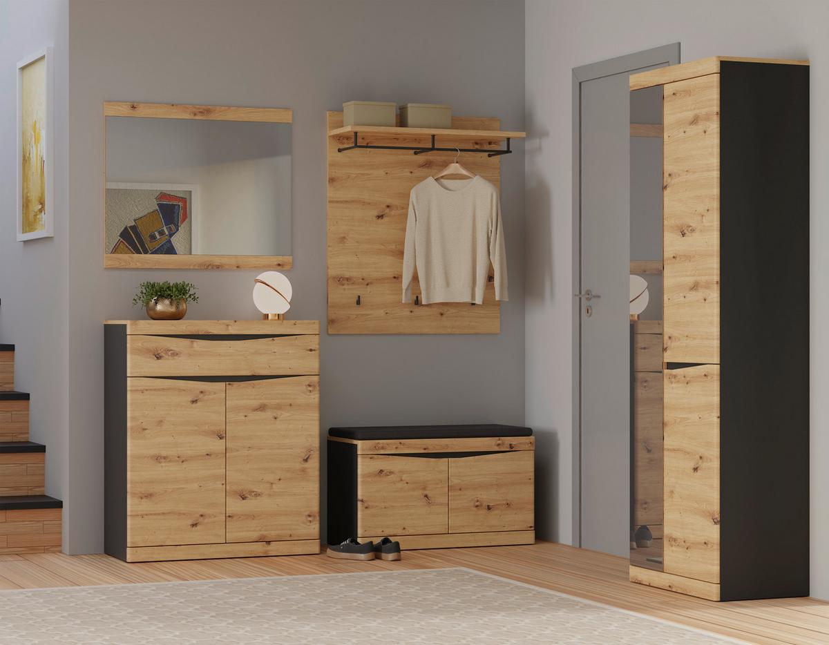 Panou cuier TURINO - Modern, material pe bază de lemn (86/101/29,6cm) - Modern Living