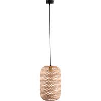 LAMPA WISZĄCA ILZ II - kolor naturalny, Design, tworzywo sztuczne/materiały naturalne (31/135cm) - Novel