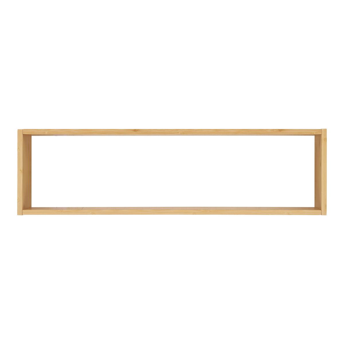 Wandregal Ember Echtholz - Naturfarben, Basics, Holz (70/19,5/15cm) - MID.YOU
