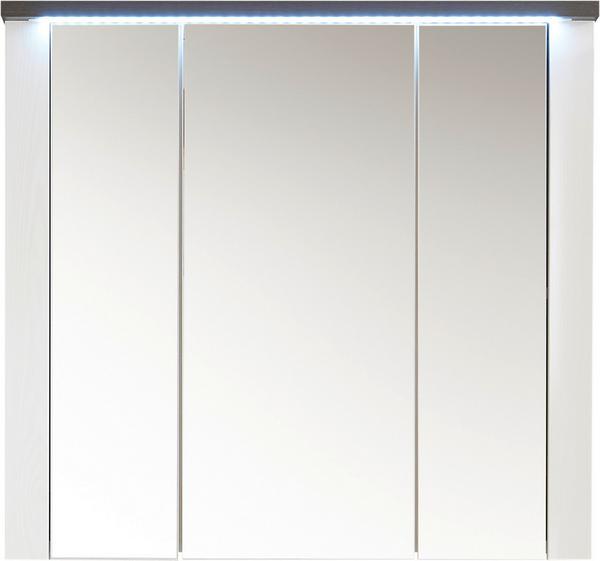 Spiegelschrank in Braun/ Weiss 'Antwerpen' mit LED online kaufen mömax