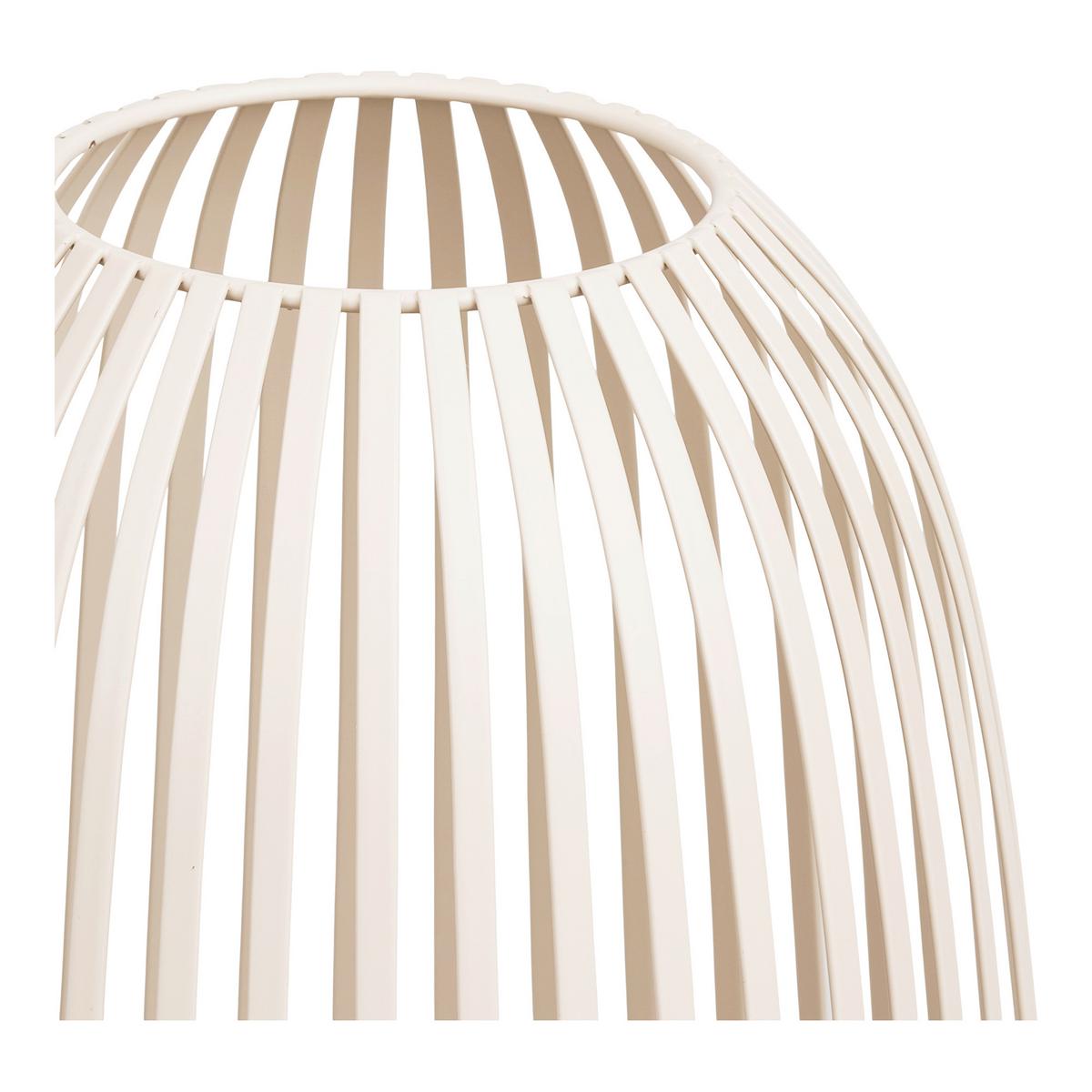 Laterne Stoense Lantern Beige - Beige, Basics, Metall (24,5/40/24,5cm)