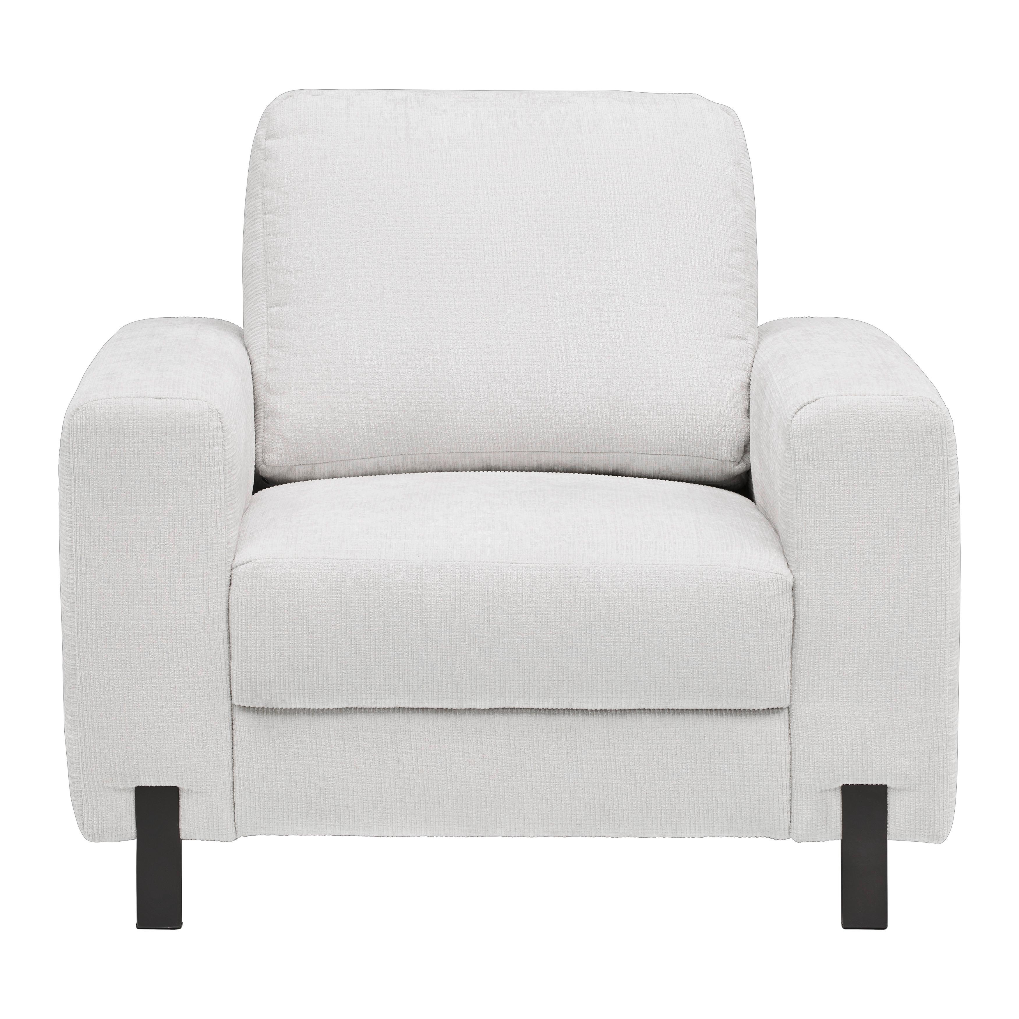 Sessel Piega Silberfarben - Silberfarben/Schwarz, MODERN, Textil/Metall (99/66-87/96cm) - Mömax
