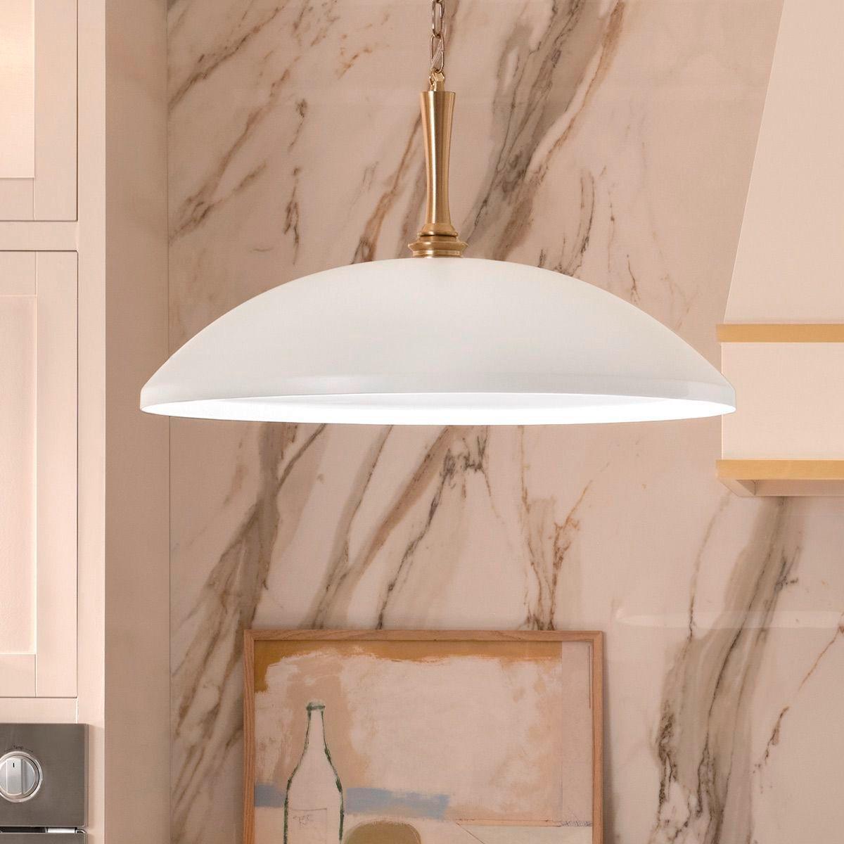 Függőlámpa Kl-Delarosa-P-Wh - Pezsgő/fehér, Konventionell, fém (225.9/33/50.8cm) - Elstead Lighting