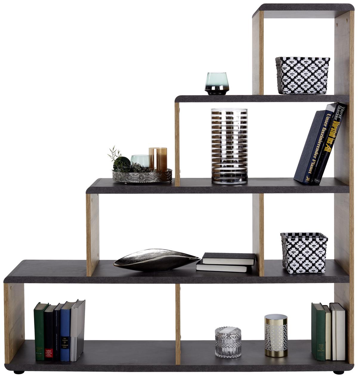 Regal Fontana Ftr03 - hrast wotan, Moderno (139/148/35cm) - Mömax