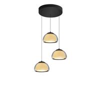 LAMPA ZWIESZANA LED 20637/3-06 LUXXO - czarny, Design, metal (54,5cm) - Hell