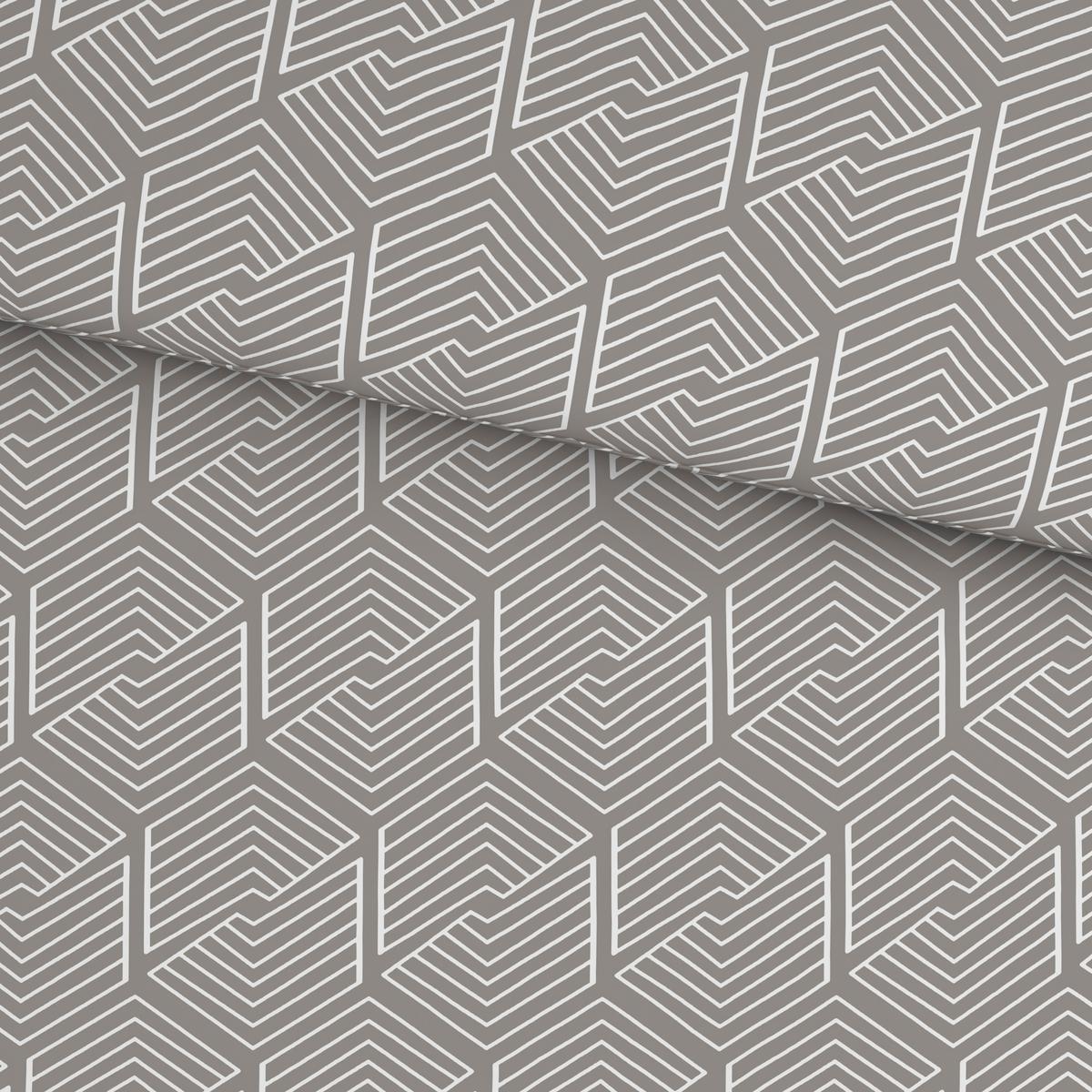 Bettwäsche Kai Hellgrau ca. 140x200cm - Hellgrau, KONVENTIONELL, Textil (140/200cm) - Mömax