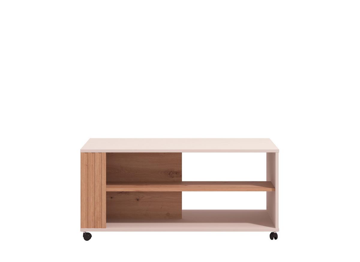 Dohányzóasztal Belfort - kasmír/Artisan tölgy, Modern, faalapú anyag (101/46/54,5cm)
