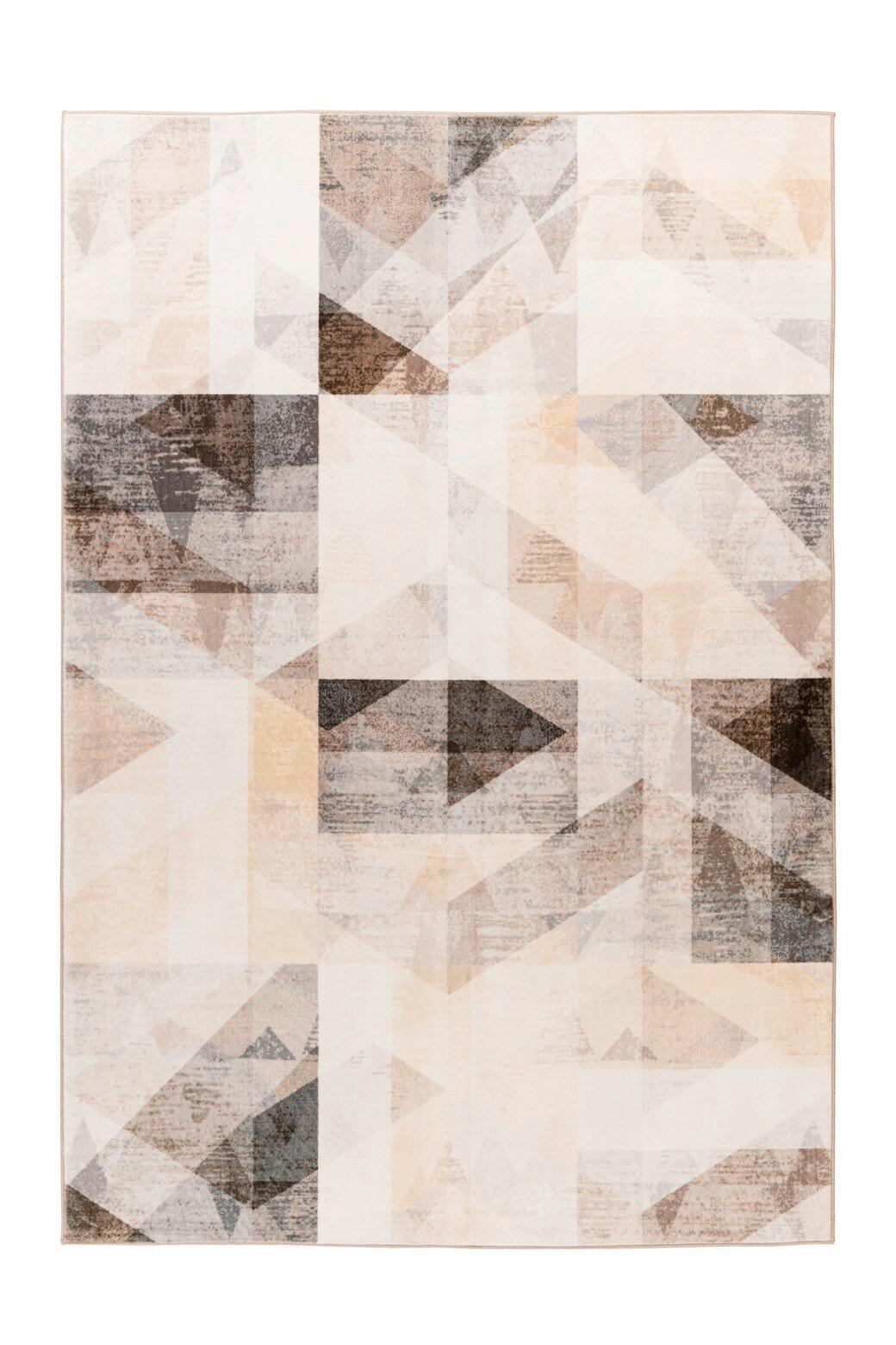 TEPPICH SAPHIRA 900 GRAU / BEIGE - Beige/Grau, Konventionell, Textil (80/150cm) - Kayoom