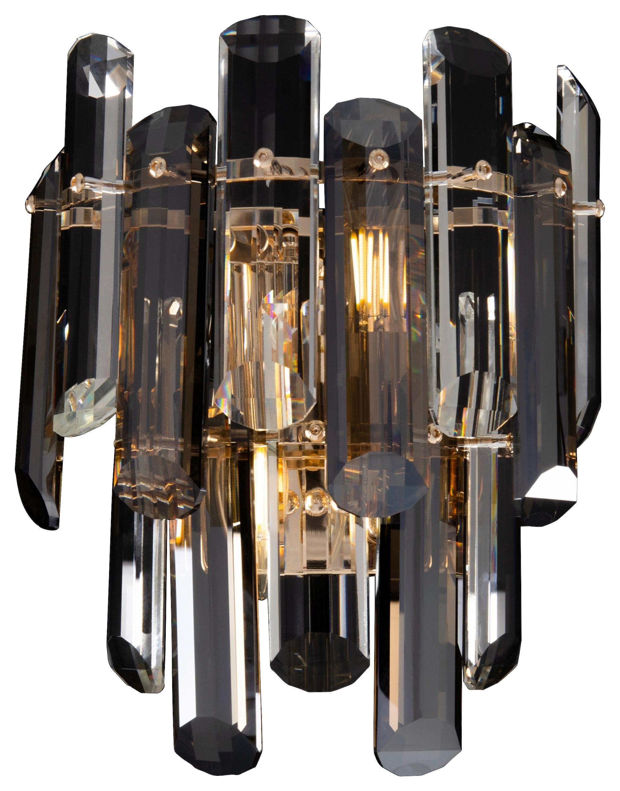 WANDLEUCHTE FLARE - Goldfarben, Basics, Glas/Metall (22,3/27/12,5cm) - MAYTONI