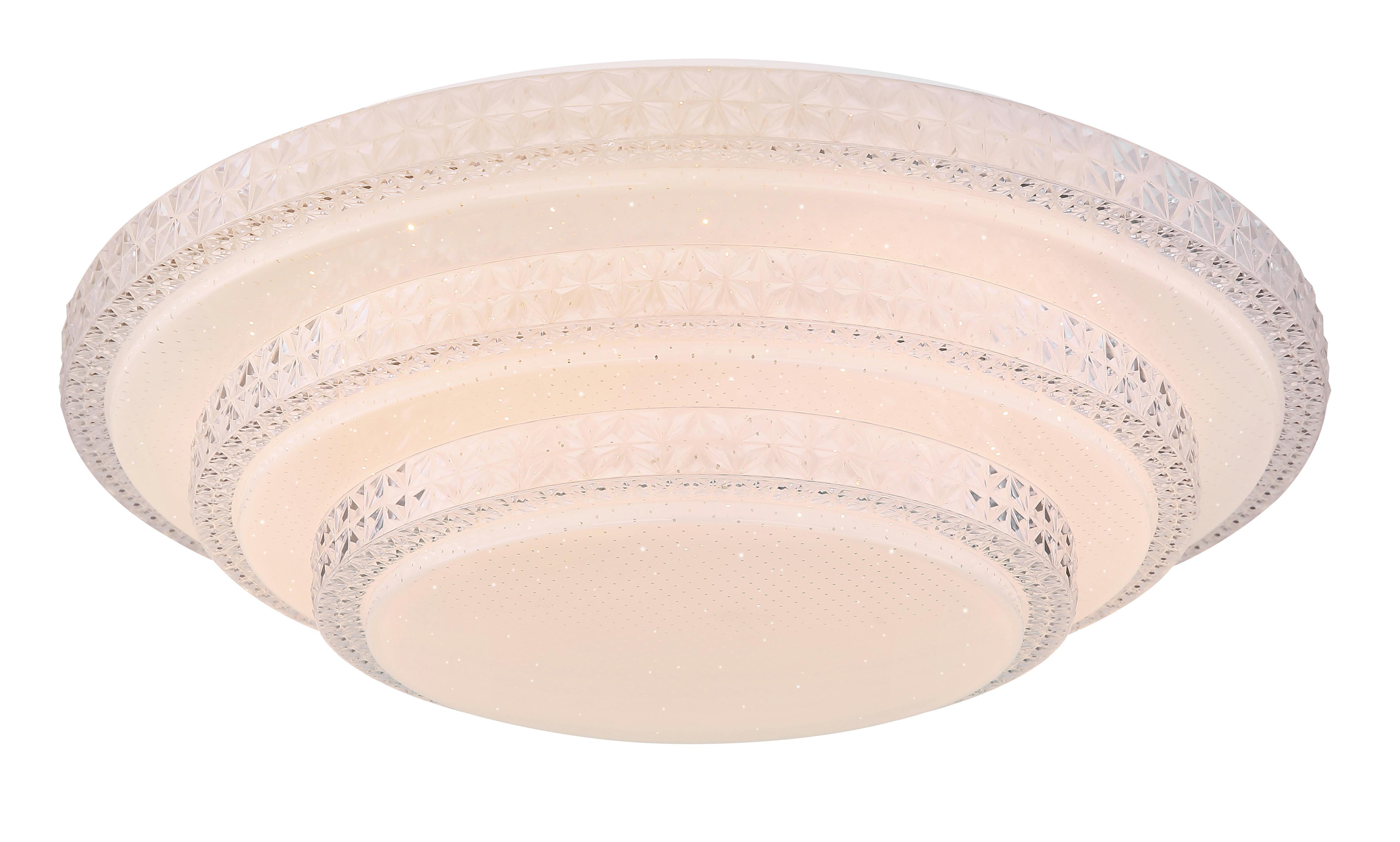 LED-Deckenleuchte Magnifique max. 30 Watt - Weiß, MODERN, Kunststoff/Metall (49,5/13cm)