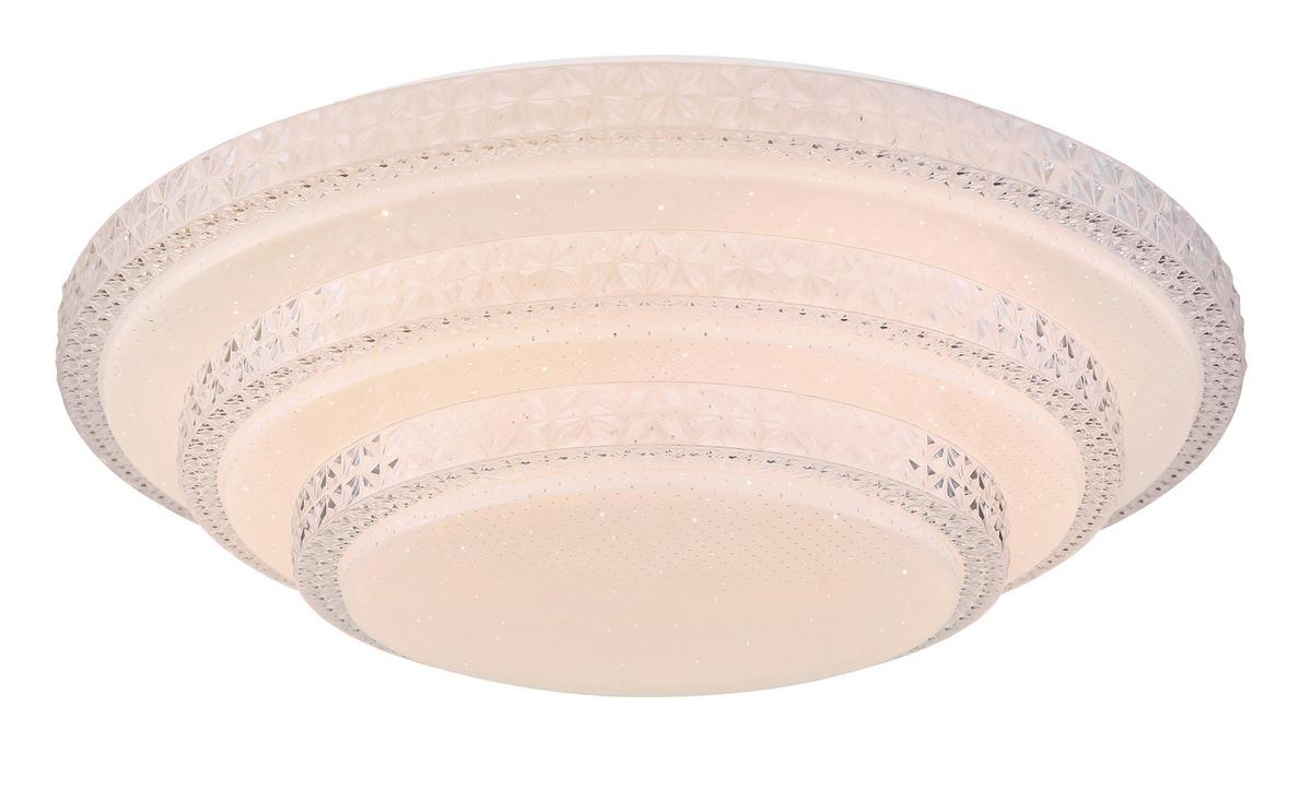 LED-Deckenleuchte Magnifique max. 30 Watt - Weiß, MODERN, Kunststoff/Metall (49,5/13cm)