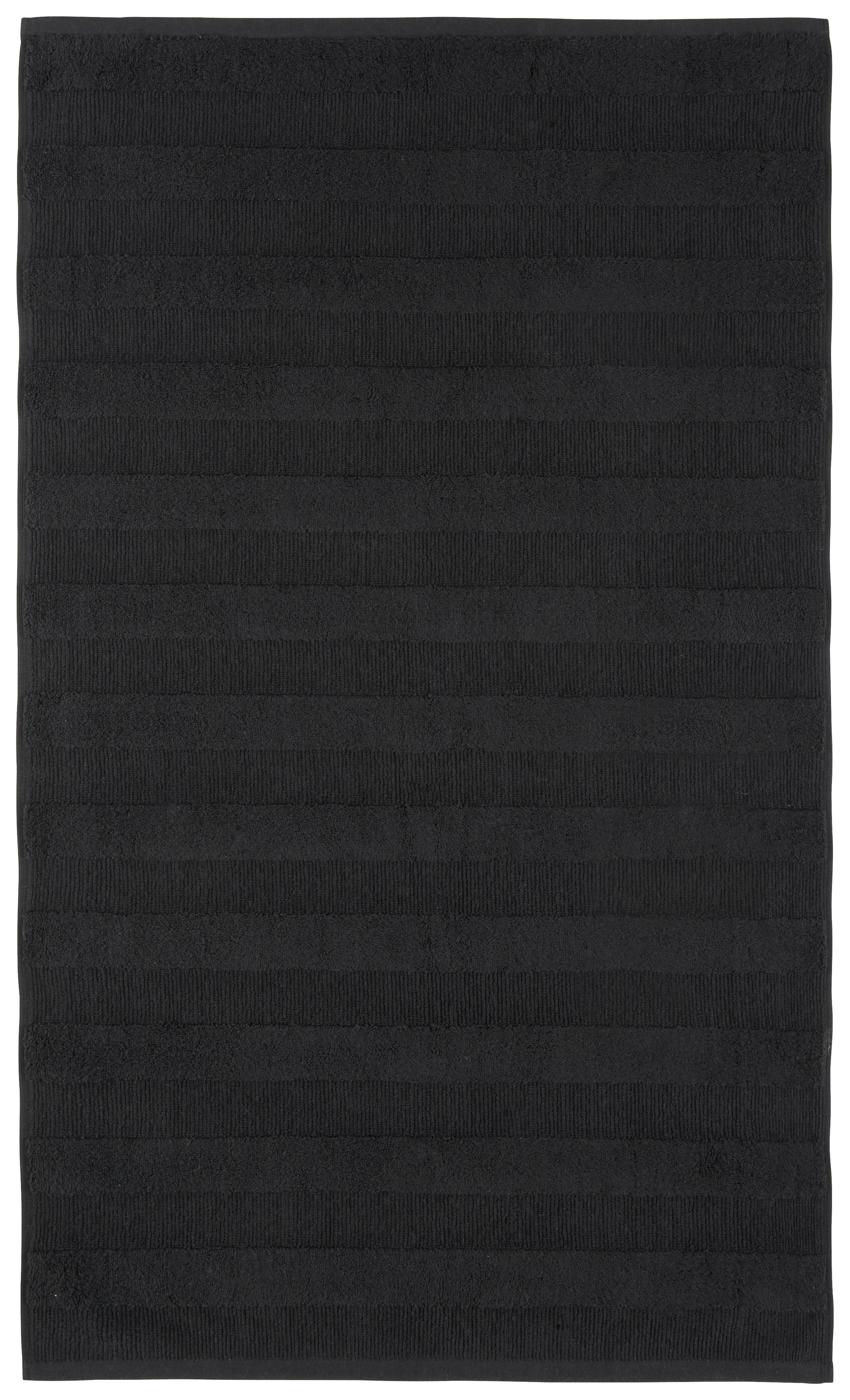 Fürdőszobaszőnyeg Chris - fekete, textil (60/100cm) - Premium Living