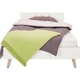 Bett Weiß 140x200cm - Eichefarben/Weiß, MODERN, Holz/Holzwerkstoff (140/200cm) - MODERN LIVING