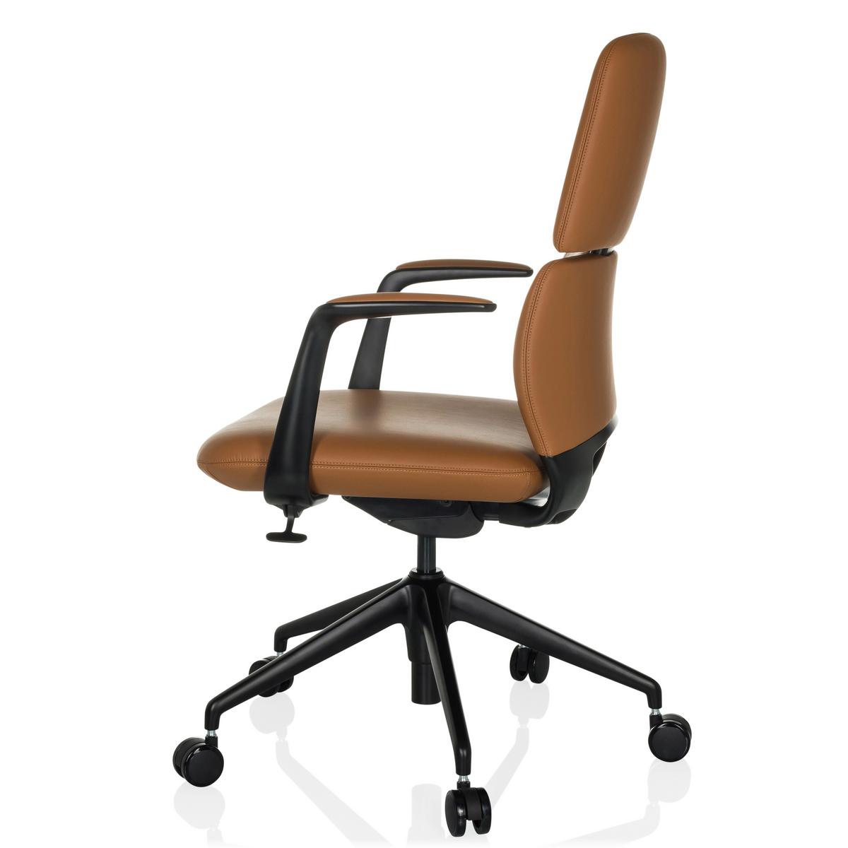 Vrtljivi Stol Atmos Designer - črna, Moderno, kovina/umetna masa (62/98-108/60cm) - MID.YOU