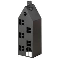 Laternenhaus Alba I Schwarz - Schwarz, Basics, Metall (22/66/18cm) - Mömax