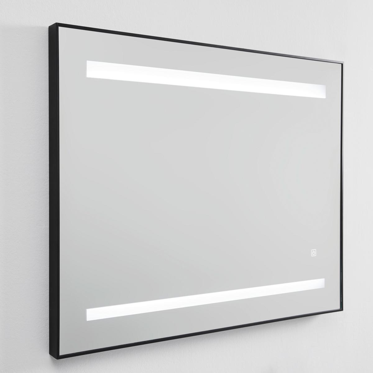 Kopalnica Davide, Rjava, Bela, Led - bela/naravne barve, Moderno, steklo/leseni material (91/50/46,5cm) - Bessagi Home