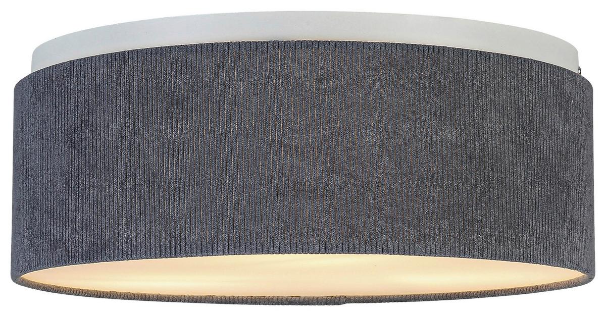 LAMPA SUFITOWA ELENORE - antracytowy, Trend, tworzywo sztuczne/metal (40/15cm) - Novel