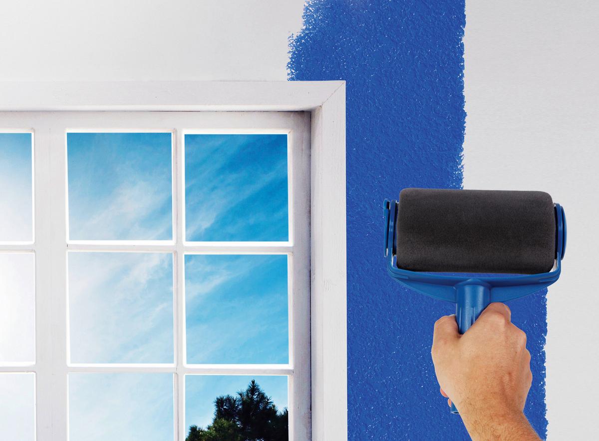 Festőhenger Paint Runner - kék/szürke, műanyag (23/10/31cm) - Mediashop
