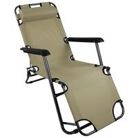 Vrtni Ležalnik Maltosa, Krem - krem barve, Moderno, kovina/umetna masa (60/27/153cm) - Ambia Garden