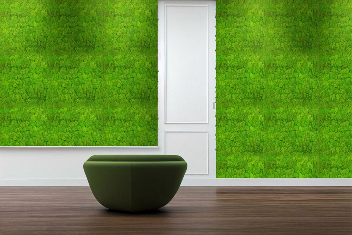 PANEL AKUSTYCZNY 11102 BRIGHT GREEN - jasnozielony, Konventionell, materiały naturalne (52/52/4cm) - Jangal