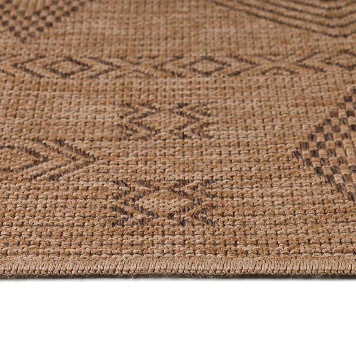 Outdoorteppich Dhaka Beige ca. 80x150cm - Beige, Basics, Textil (80/150cm) - Novel