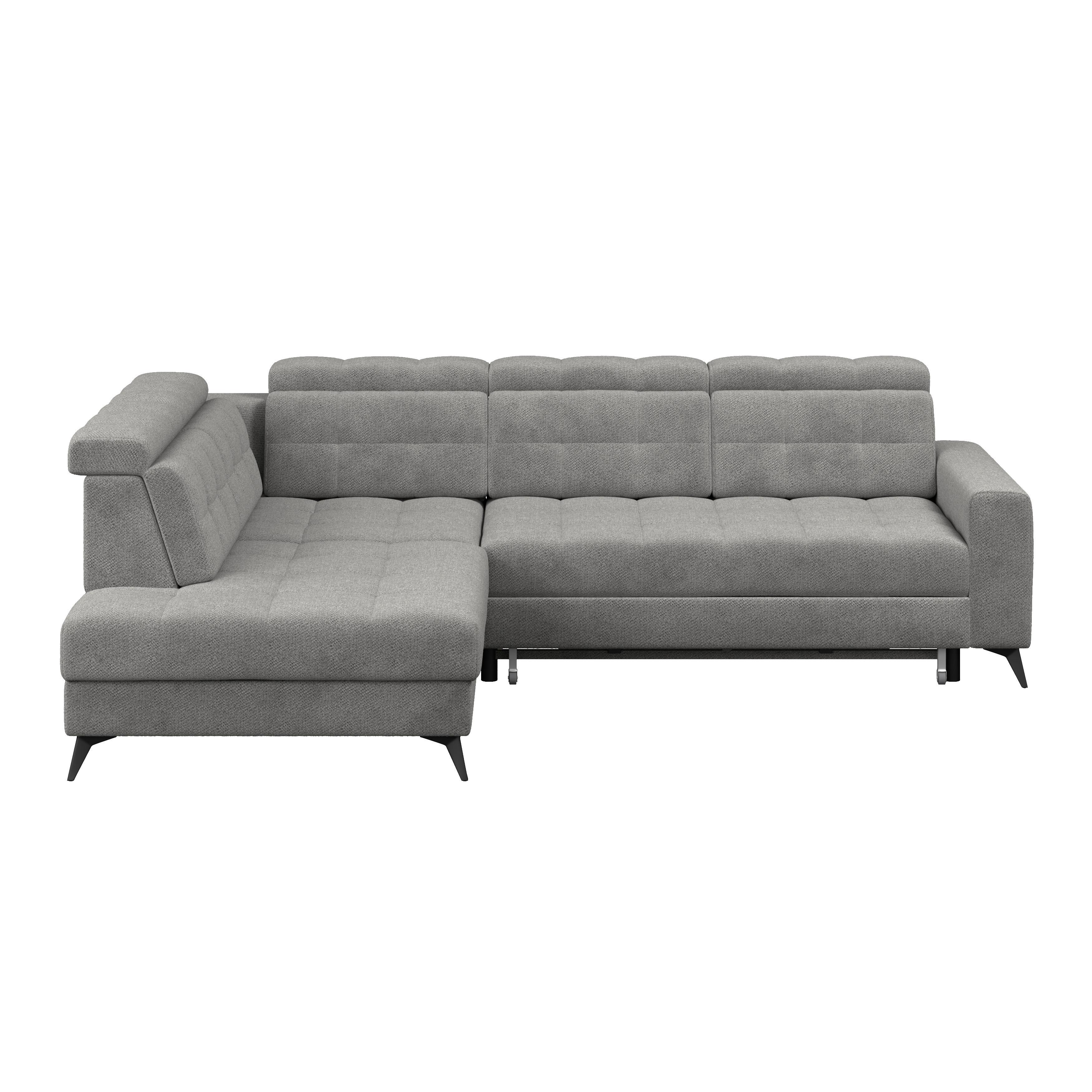 Coltar BARLETTA - gri închis, Romantik / Landhaus, textil (228/289cm) - Luca Bessoni