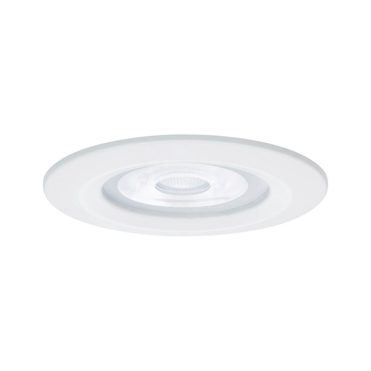 Deckenleuchte Nova in Weiß/Alufarben max. 6,5 W - Basics (7,8cm) - Paulmann