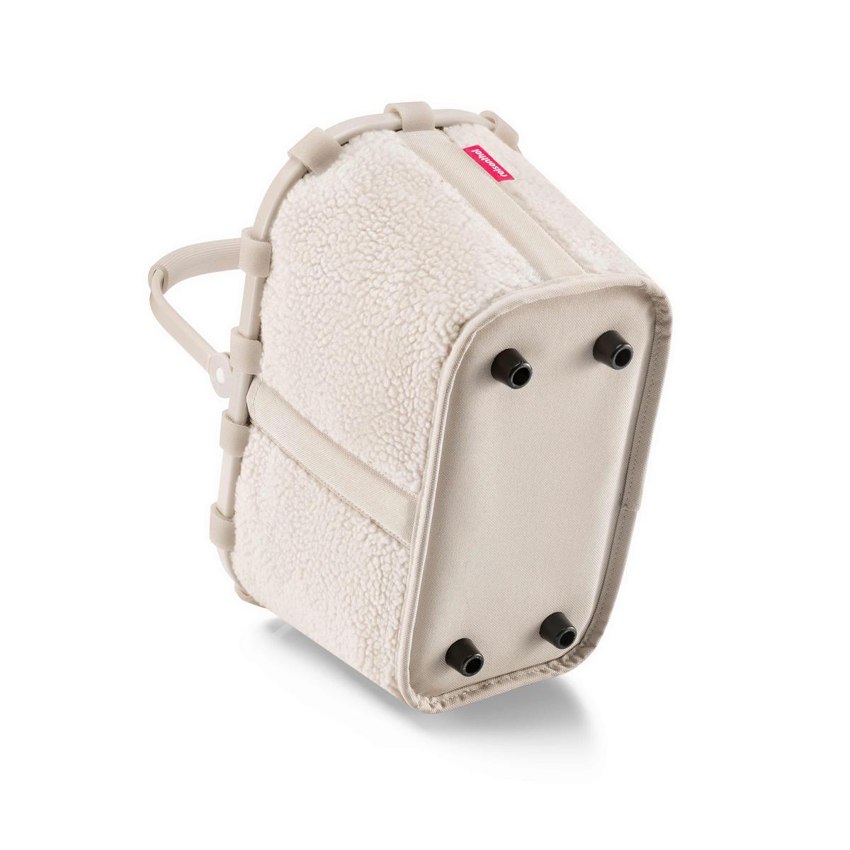 KOSZYK NA ZAKUPY CARRYBAG XS TEDDY SAND - beżowobrązowy, Basics, tkanina (33,5/18/19,5cm) - Reisenthel