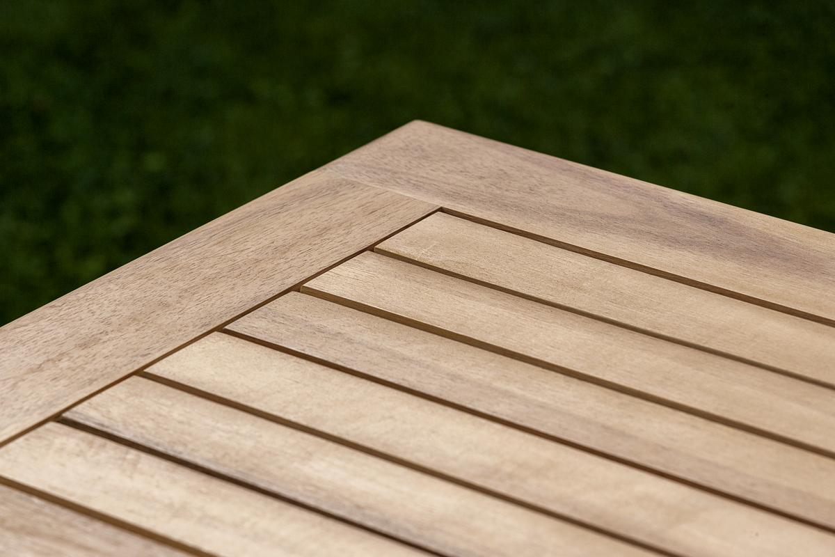 Vrtna Miza Paraiba, 260x75x100cm, Masivno - barve akacije, Romantika, les (180-260/100/75cm) - Gardenson