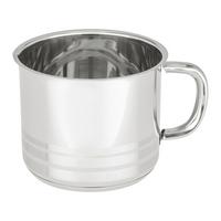 Oală pentru fiert lapte Paula 1,5L - argintiu, Konventionell, metal (14cm) - Mömax