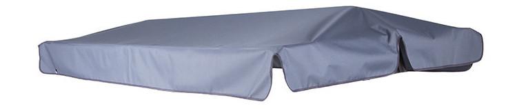 Ersatzdack Parma Grau - Grau, Basics, Textil (40/10/214cm) - Gardenson